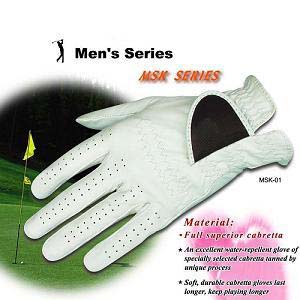 synthetic leather golf glove