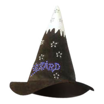 Flashing Fiber Optic Wizard Hats