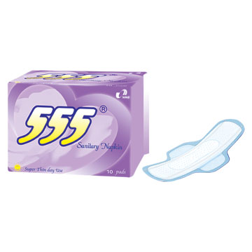 Super Thin Sanitary Napkin with Wings