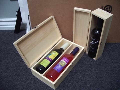 wood wine boxes
