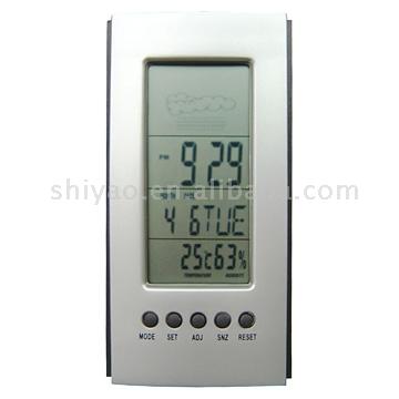 Thermometer Humidity Calendar with Weather Station