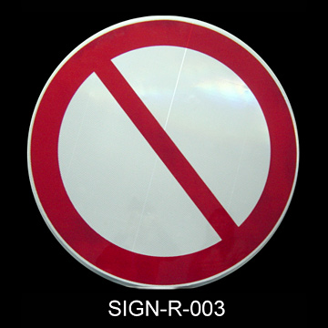 reflective traffic signs