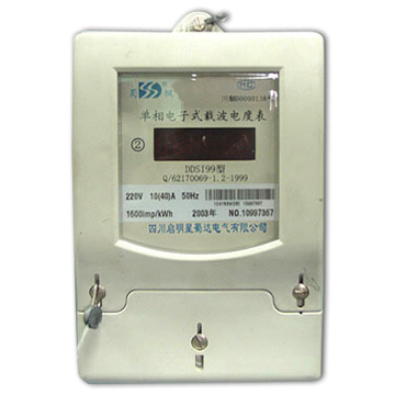 Single Phase DPLC Static Watt-Hour Meters