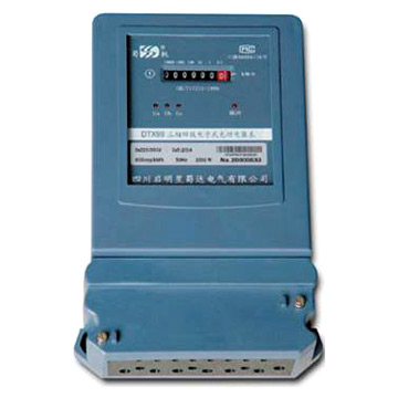 Three Phase Four-Wire Static Var-Hour Meters