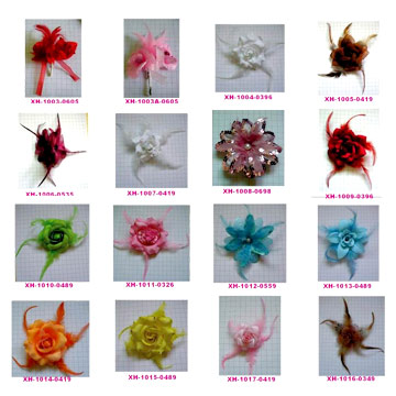 Flower Brooches