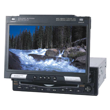 7 One DIN In-Dash DVD Player and Monitors