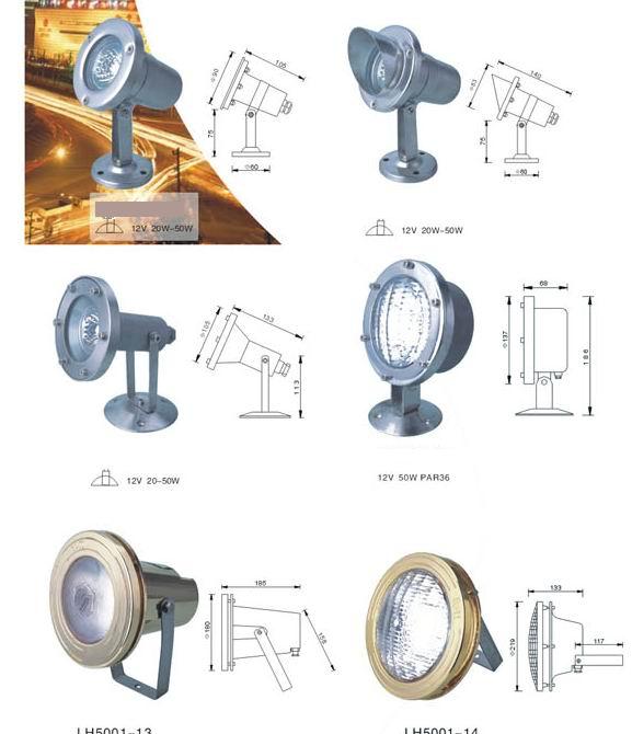 UNDERWATER LIGHT ,POOL LIGHT ,MARINE LIGHT