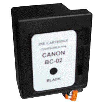 Recycled Black Inkjet Cartridges for Canon BC-02