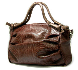 BROWN HANDBAG