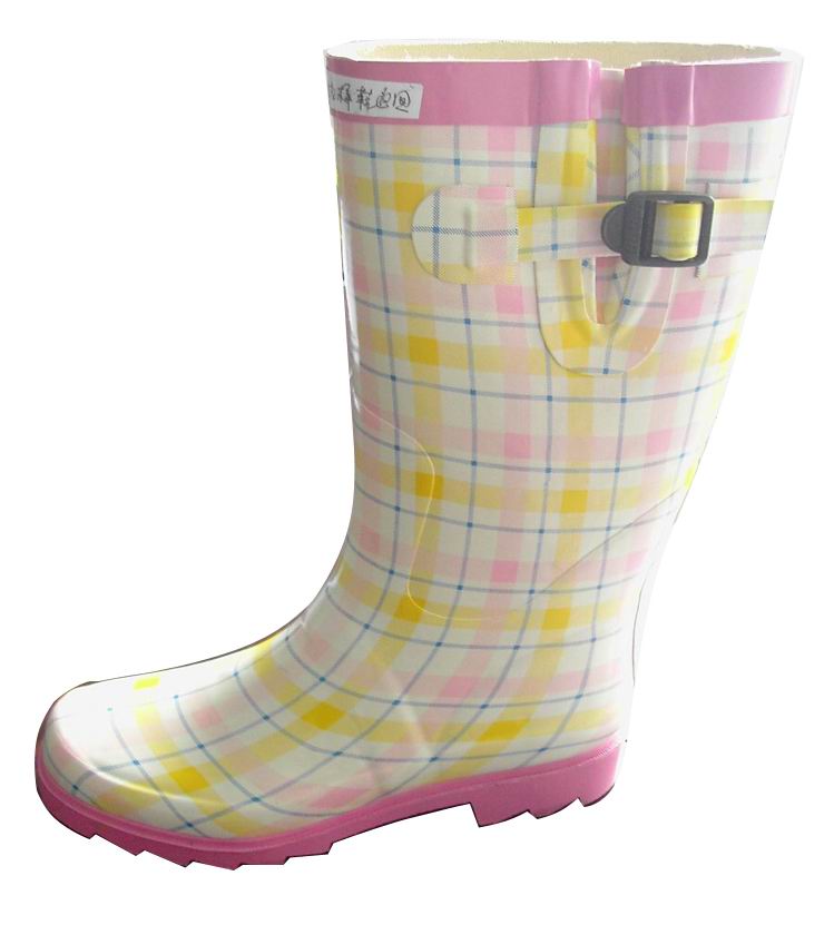 color printing rubber boots