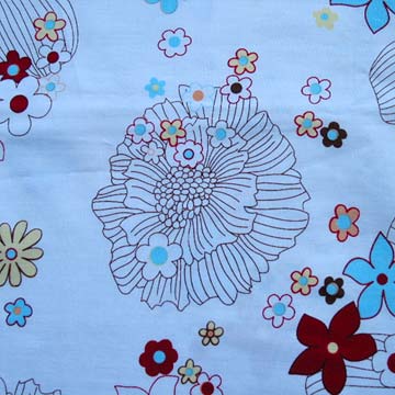 100% Stretch Poplin Printed Cotton Fabric