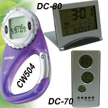 Multifunctional LCD Alarm Clocks