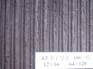 4.5w hi-low cotton corduroy