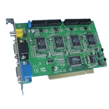 CCTV Digital Video Card with 4-16 Channels Video Input