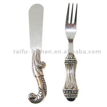 Metal Knife & Fork