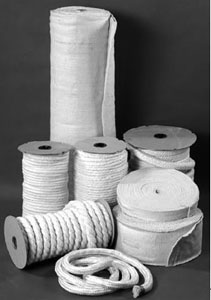 Ceramic fiber textiles