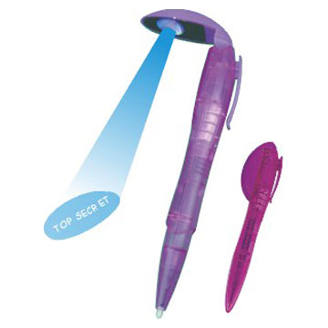 Invisible Ink Pen with UV Lights