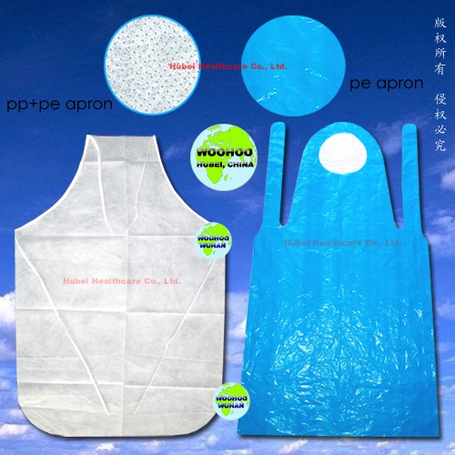 Pp+Pe Apron, Disposable Bibs, Pe Aprons