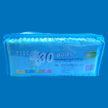 Sanitary Napkin With Promotional Packaging