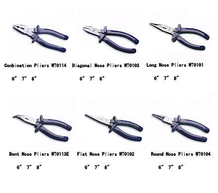 what are the different types of pliers