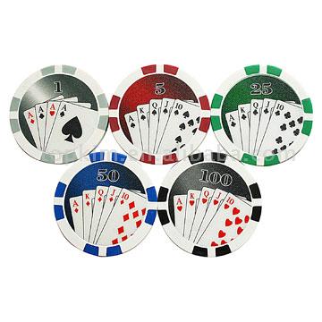 Royal Flush Poker Chips Style 8