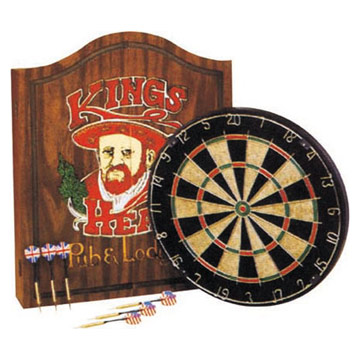 Bristle Dartboard with Cabinet