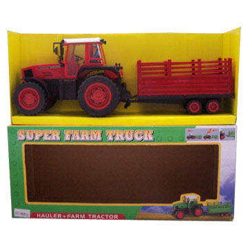 Friction Farm Car