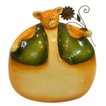 Ceramic Pig Decorations