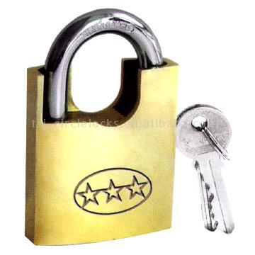 Wrapped Brass Arc Beam Padlocks