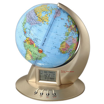 LCD world globe 