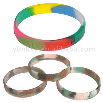 green silicone bracelet 
