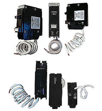 Single Pole 120 Volt GFCB Plug-In Ground Fault Interrupting Circuit Breaker 1&quot; Wide