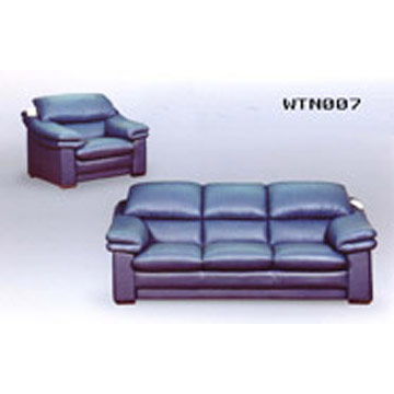 Leather Sofa and Armchair Sets