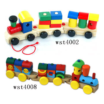 Wooden Pull Trains