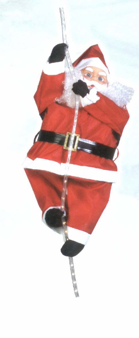 Santa Climb Light Belt Ladder and Santa Claus Climbing Light Rope