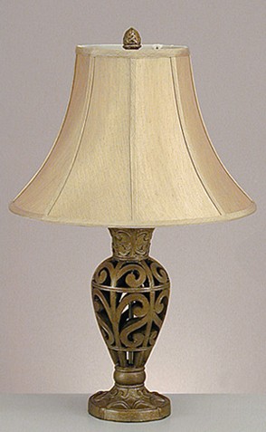 25"H Polyresin Table Lamps