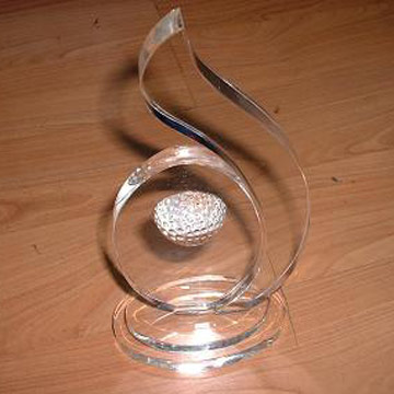 Crystal Golf Trophy