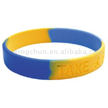Recessed Silicone Bracelets
