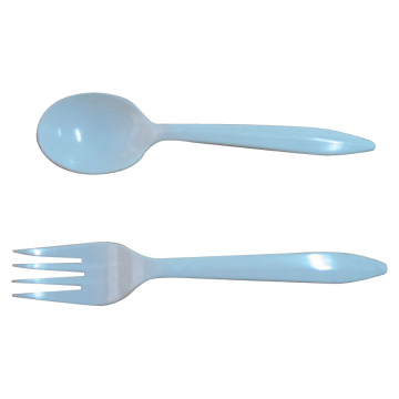 Plastic Fork, Knife and Spoon