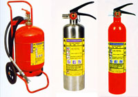 fire extinguishers