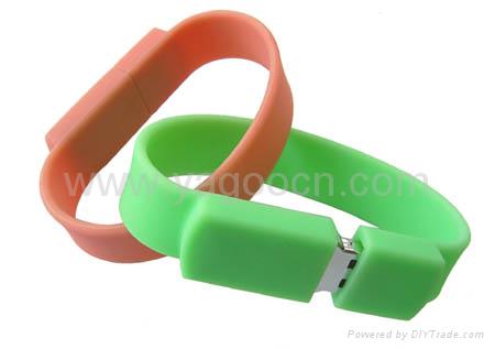 Wrist Band with USB memory stick