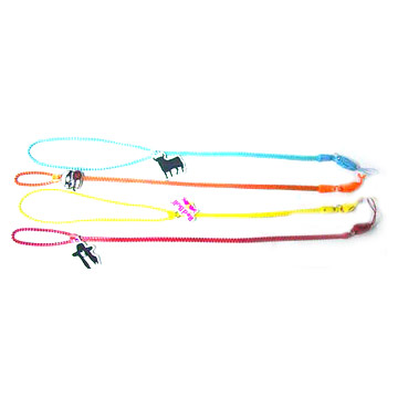 Colourful zipper lanyard 