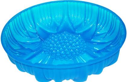 blue silica gel cake mold