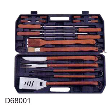 19 Piece BBQ Sets with Case