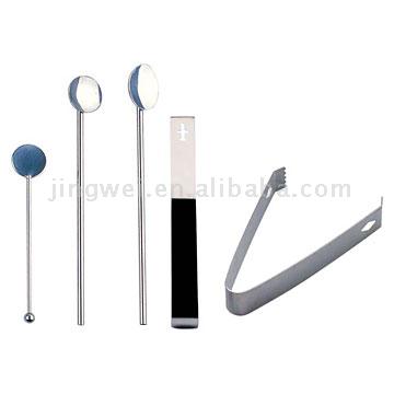 Stirrer and Ice Tongs