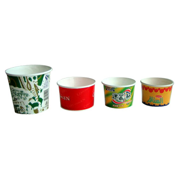 Paper Ice Cream Cups