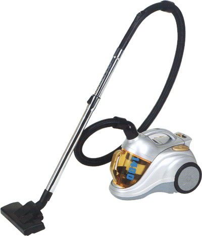 bagless  cyclonic canister vacuum cleaner