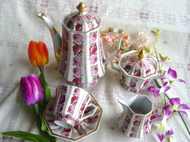 15 PCS Porcelain Tea Sets