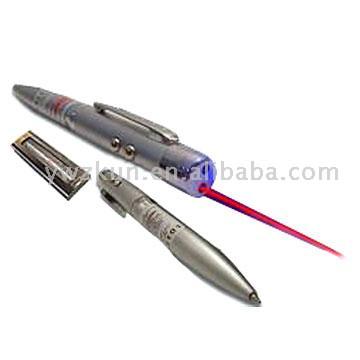 Laser-Light Ballpoint Pens