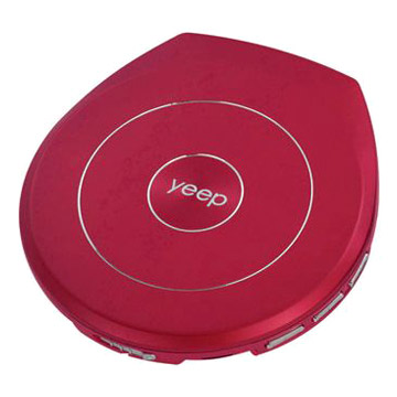 Red aluminum panel VCD player 